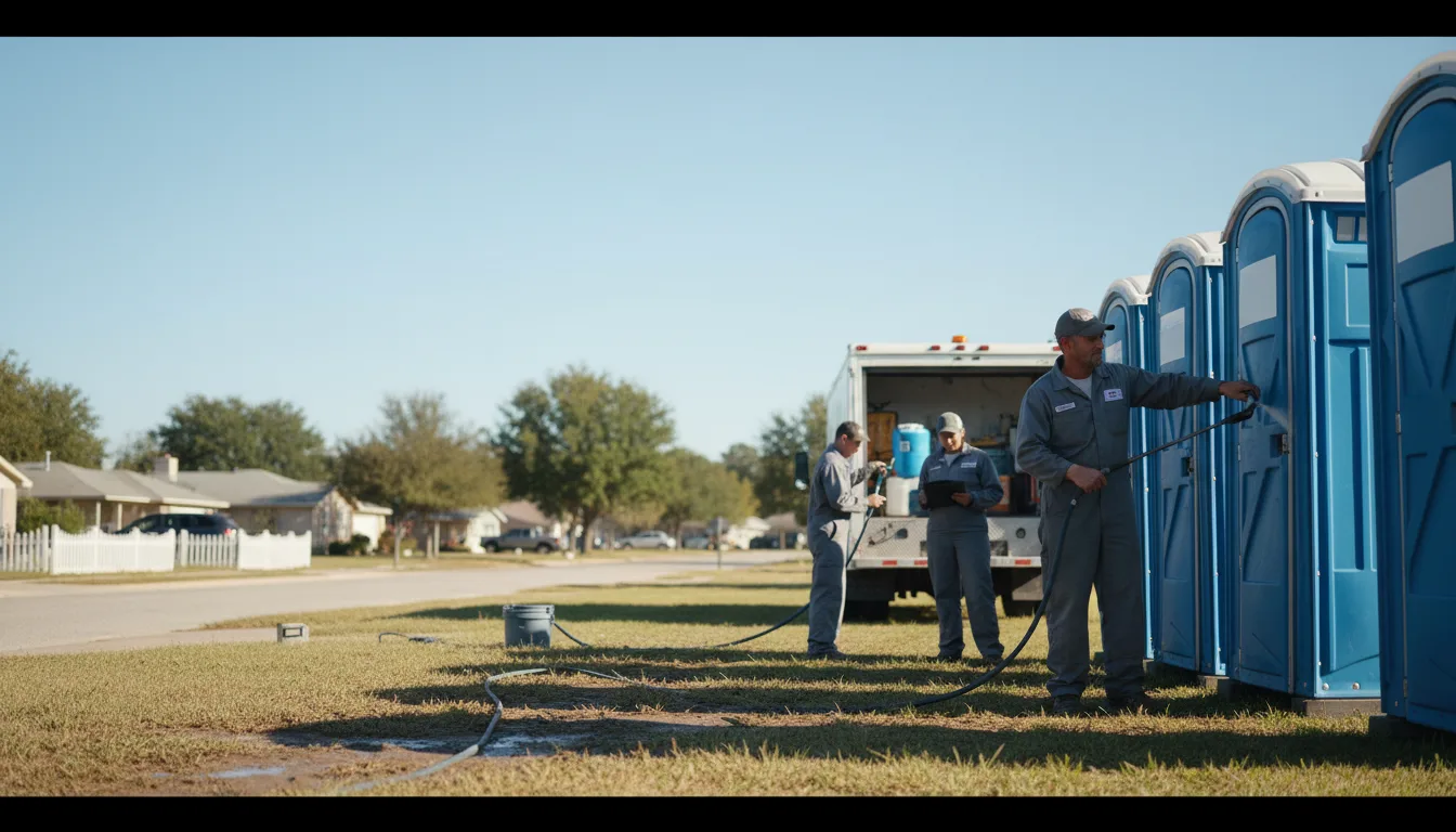 Long-Term Portable Toilet Rental in St John, KS near me